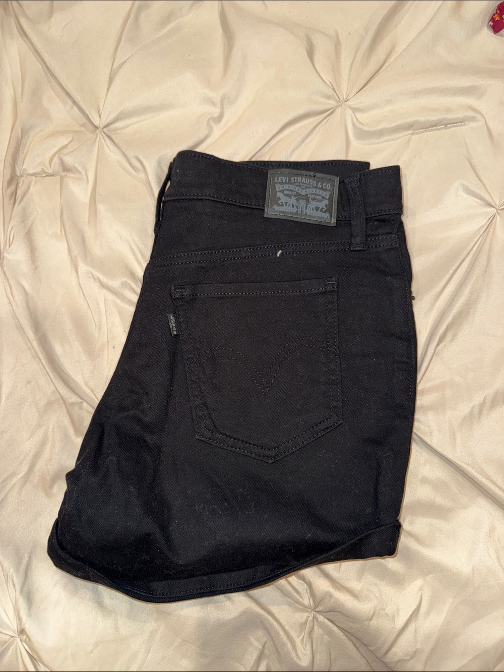 Levi's Black Men's Denim Cutoff Shorts